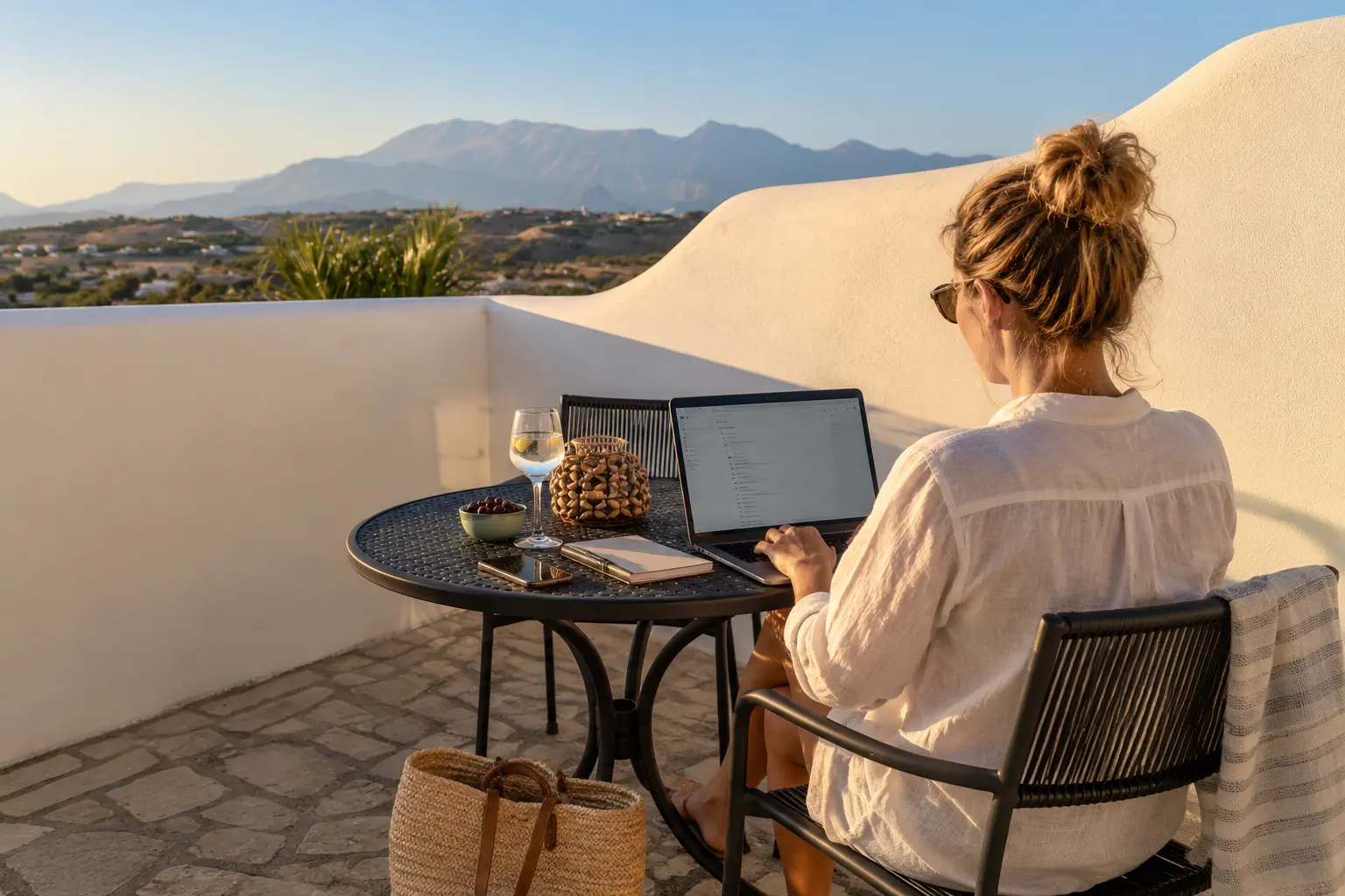 Villa for remote work crete