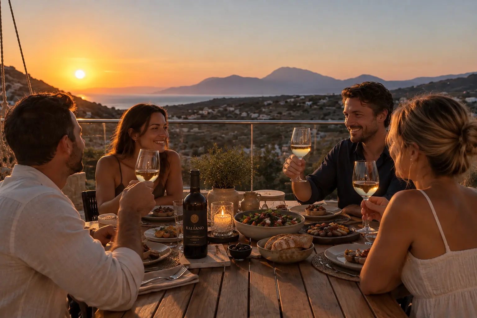 villa for friends and couples crete